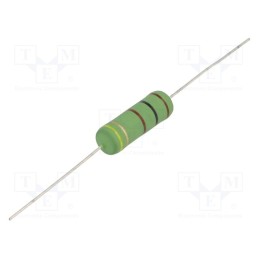 5 pcs x ROYAL OHM - KNPA5WJ0100B00 - Resistor: wire-wound, high voltage, THT, 10Ω, 5W, ±5%, Ø8.5x25mm
