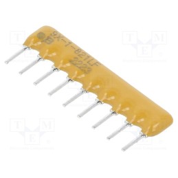 5 pcs x BOURNS - 4609X-101-821LF - Resistor network: X, THT, 820Ω, ±2%, 0.2W, No.of resistors: 8, 100V