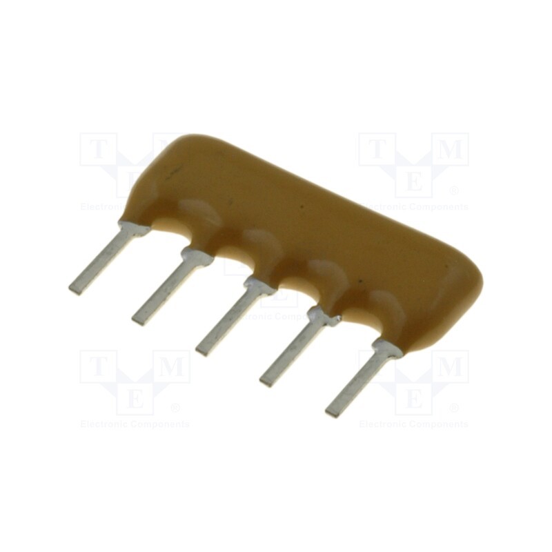 5 pcs x BOURNS - 4605X-101-103LF - Resistor network: X, THT, 10kΩ, ±2%, 0.2W, No.of resistors: 4, 100V