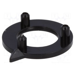 5 pcs x RITEL - 4015003 - Pointer, polyamide, black, 15mm, -20÷70°C, G15