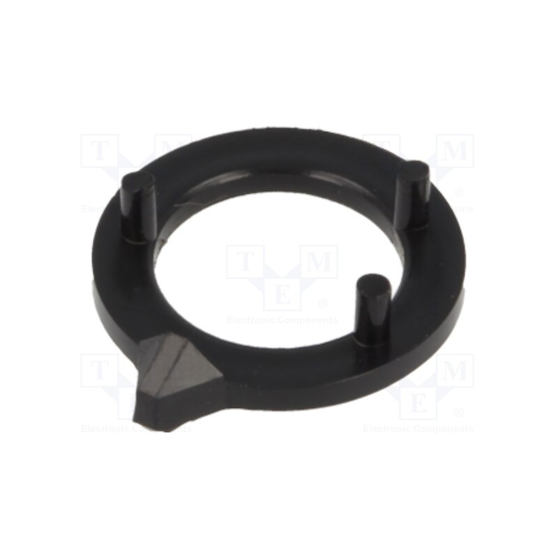 5 pcs x OKW - A4210000 - Pointer, ABS, black, push-in, arrow, A2510,A2610