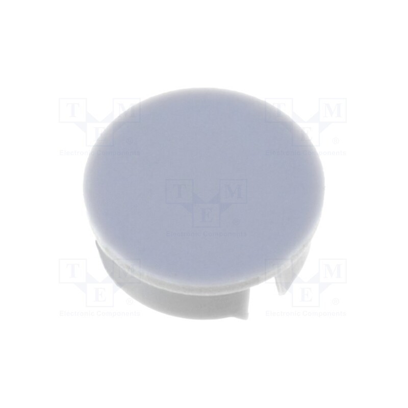 5 pcs x MENTOR - 4129.064 - Cap, grey, Mounting: push-in, plastic, G355.41
