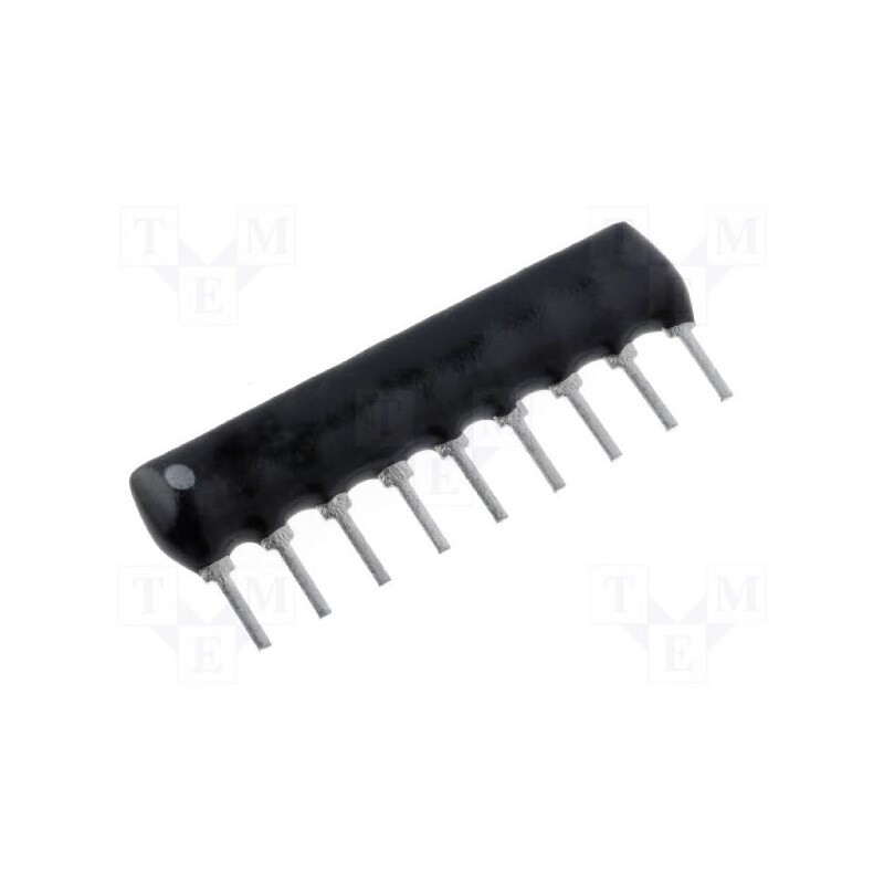 5 pcs x ROYAL OHM - RNLA09G0822B0E - Resistor network: X, THT, 8.2kΩ, ±2%, 0.125W, No.of resistors: 8