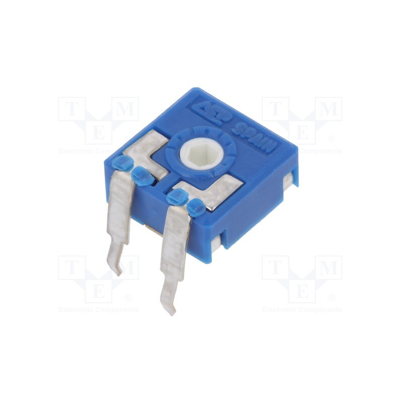 5 pcs x ACP - CA9MV 220K - Potentiometer: mounting, single turn,horizontal, 250kΩ, 0.15W