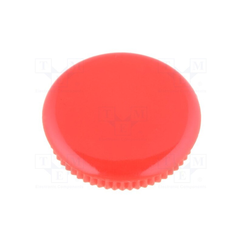 5 pcs x MENTOR - 333.662 - Cap, red, Mounting: push-in, plastic, G429.611