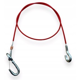 Steel skidding rope for the hook of trailer tow trucks