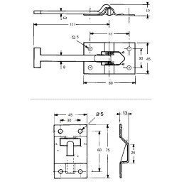 Holder, door lock, hook, mount, handle