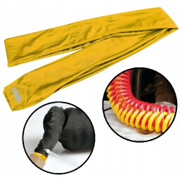 Cover for spiral cables for truck semi-trailer, cover 220cm, yellow