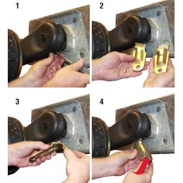 Fixing the octagon alko alko shock absorber holder for a caravan