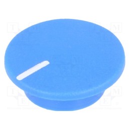 5 pcs x CLIFF - CL1774 - Cap, plastic, push-in, blue, K21
