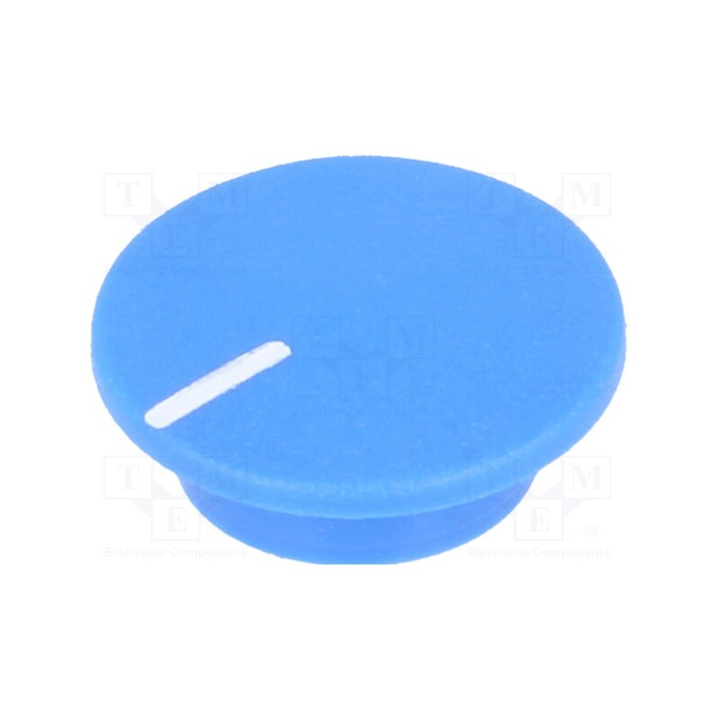 5 pcs x CLIFF - CL1774 - Cap, plastic, push-in, blue, K21