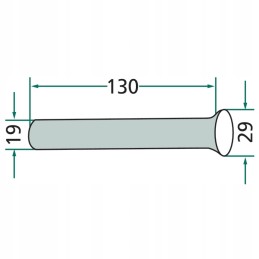 Swing closure pin