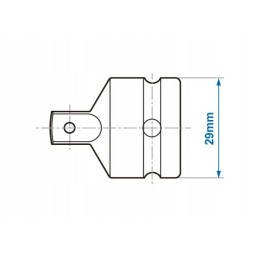 Impact reduction 1 2 f hole x3 8 mt