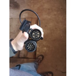 Electrical adapter euro to Polish 13 7 pin cable
