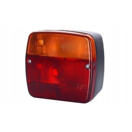 Square combined lamp with board illumination