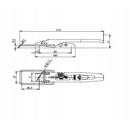 Steelpress trailer side hitch without trigger