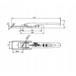 Hitch for trailer sides - side fastener