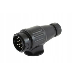 Plastic trailer plug, 13 pin, 12v