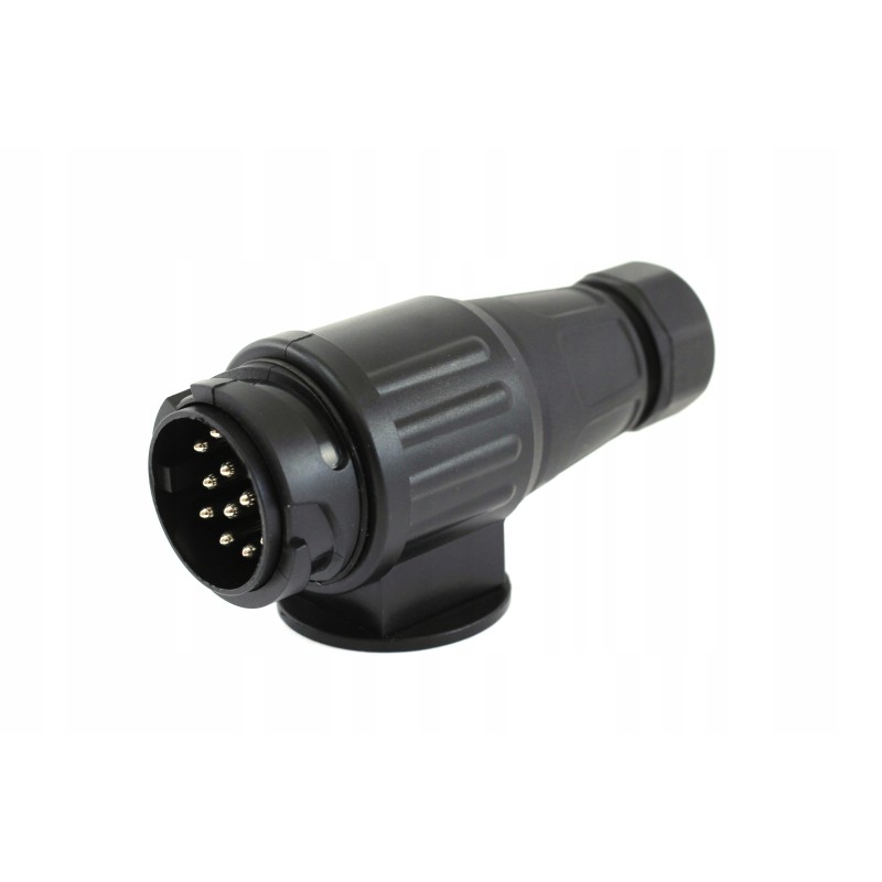 Plastic trailer plug, 13 pin, 12v
