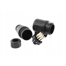 Plastic trailer plug, 13 pin, 12v