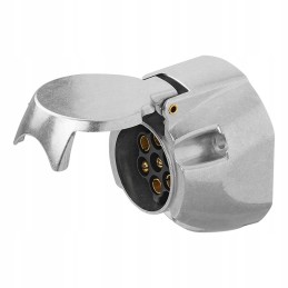 7-pin trailer hitch socket with aluminum switch