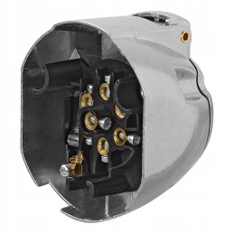 7-pin trailer hitch socket with aluminum switch