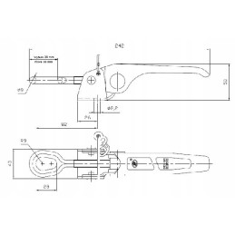Sideboard lock for trailer, hitch zb 03