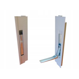 Vertical lock for aluminum side wall h400 pl
