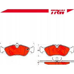 Brake pads Opel front Astra Kadett Omega Vec