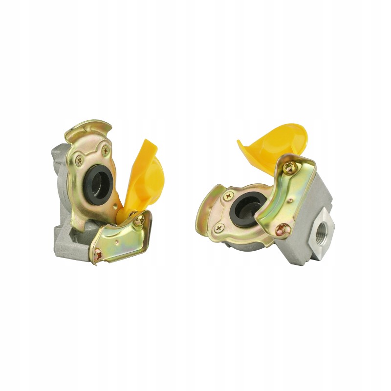 Air connector m16x1 5 without valves, yellow hydrolider