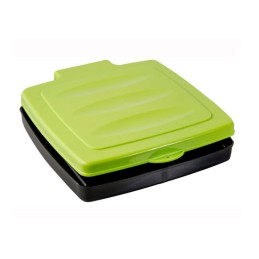 Folding tourist garbage bin