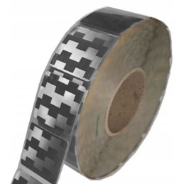 Silver contour reflective foil tape