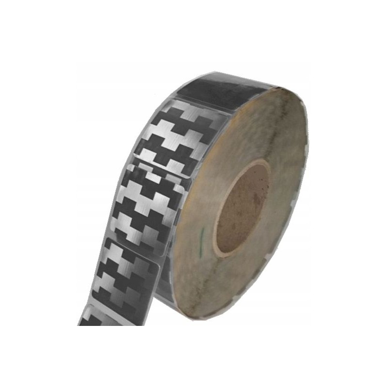 Silver contour reflective foil tape