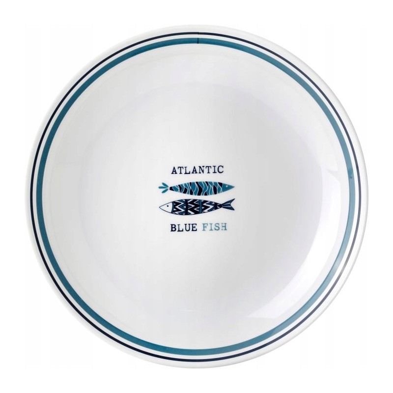 A deep melamine plate for a Brunner camper