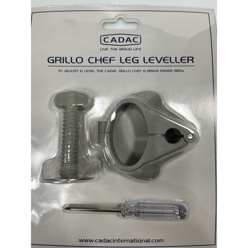 Adjustable foot for the Grillo Chef Braai grill