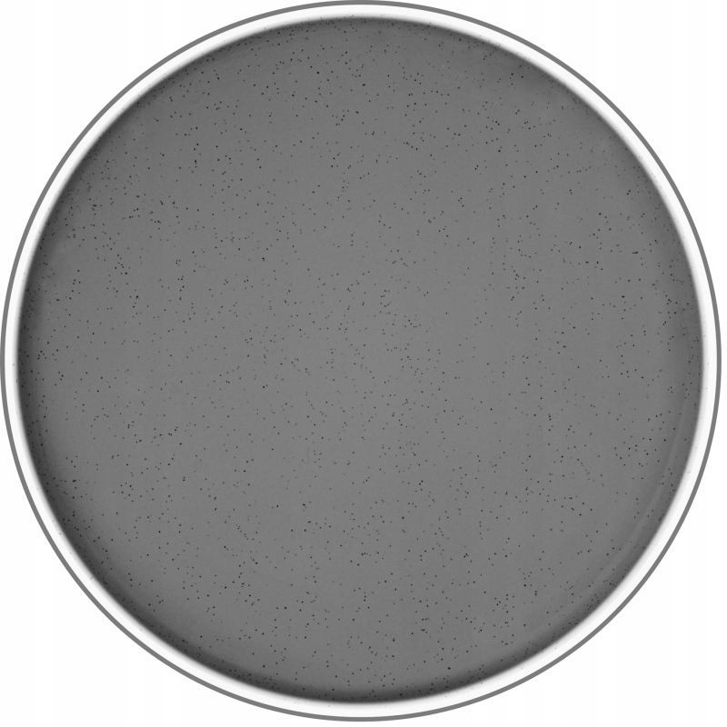 Brunner gray dolomite melamine dinner plate