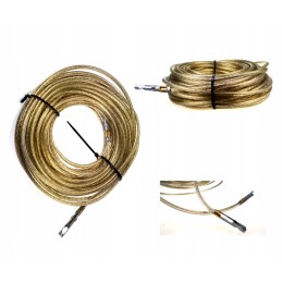 A customs rope attached to the bus curtain tarpaulin, 16 m long