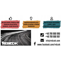 A customs rope attached to the bus curtain tarpaulin, 16 m long