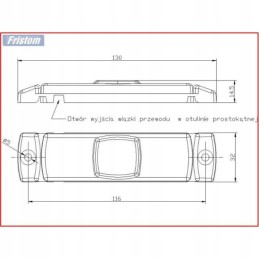 Lamps: LED front marker lamp, white reflector