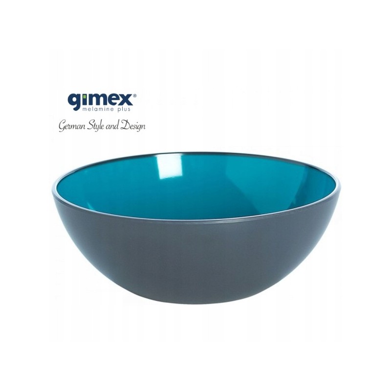 Gimex bowl from the greyline turquoise series