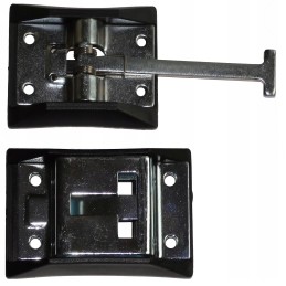 Door lock holder for trailers and semi-trailers, galvanized
