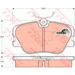 Mercedes w124 84 96 brake pads