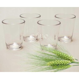 Set of plastic glasses 50 ml 4 pcs camp4