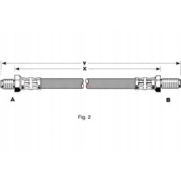 Elast brake hose ford granada scorpio i si