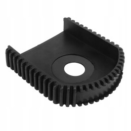 Trailer arm with anti-collision lock, black rubber