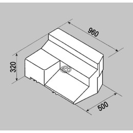 80l water tank for Ducato 94 2006 camper