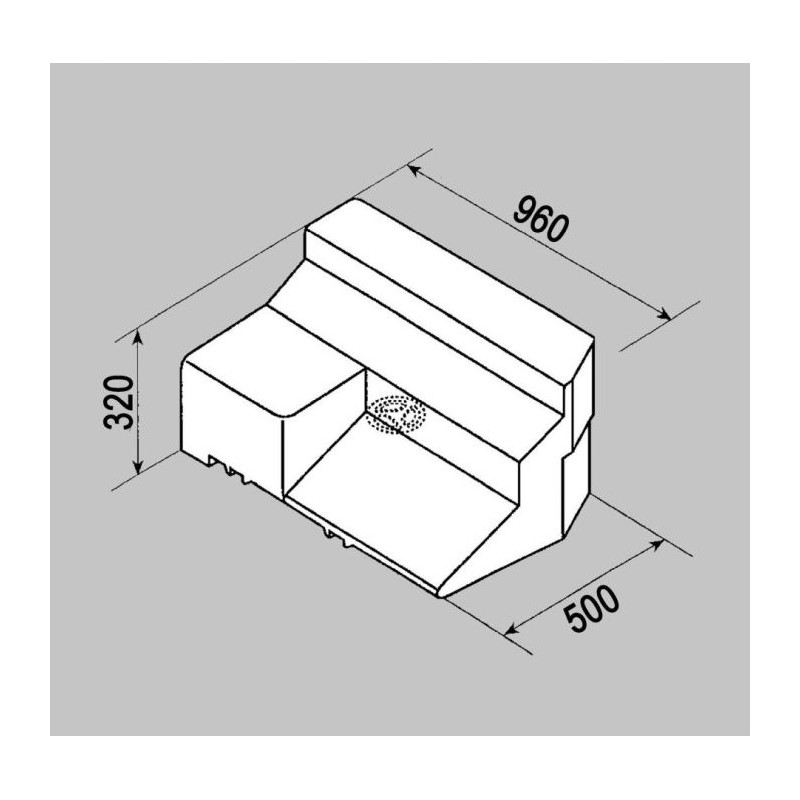 80l water tank for Ducato 94 2006 camper