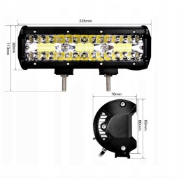 LED halogen lamp 180w john dere fendt new holland