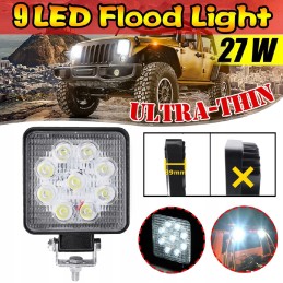 LED work lamp halogen 9 diode forklift