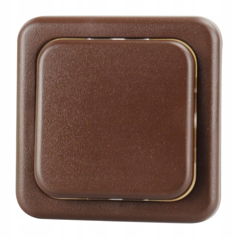 Single key light switch with favo frame